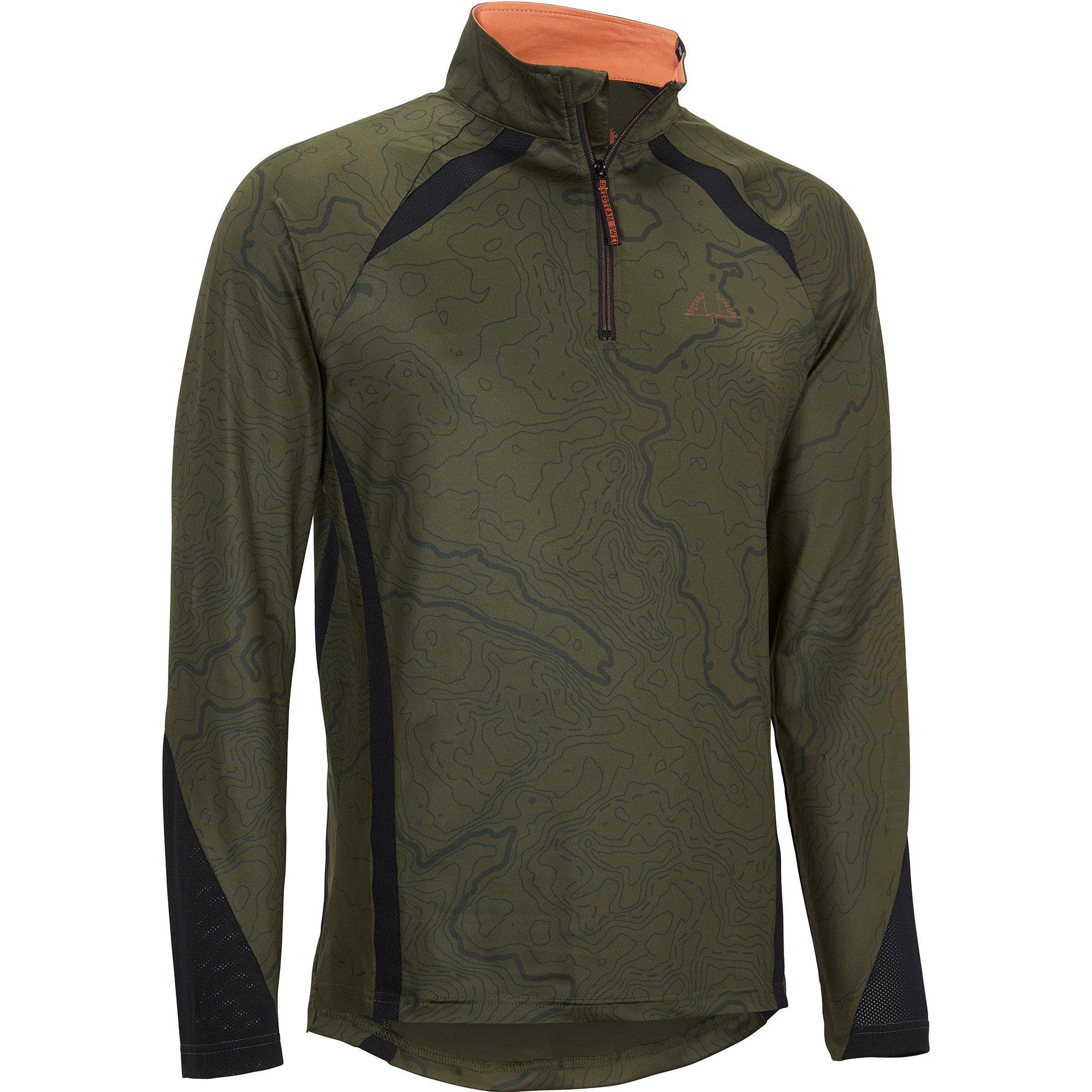 Swedteam Herren Sweater Alpha Antibite Printed Green 2XL