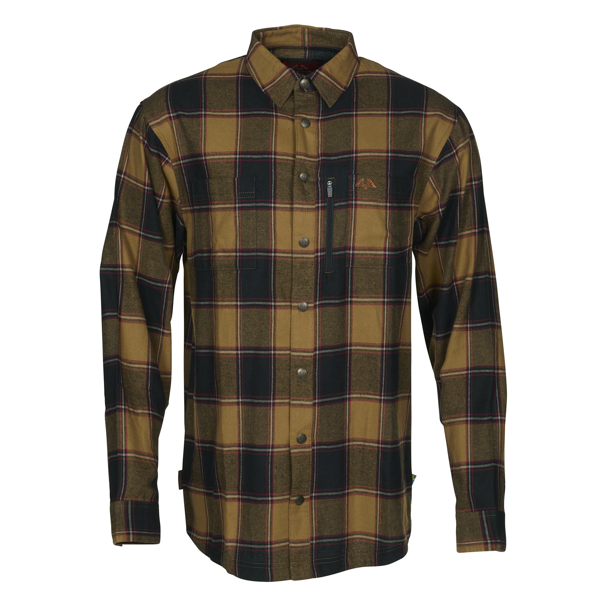 Swedteam Herren Baumwollhemd Dark Sand 2XL