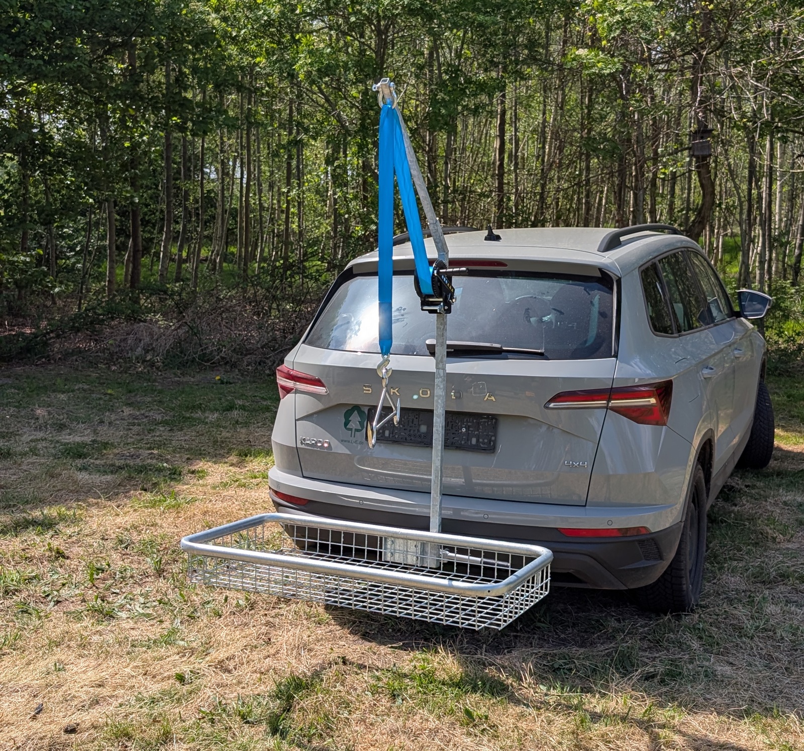 Streckenknecht Max Komplett-Set – großer Wildträger mit Aufbrechhilfe -Überläufer-