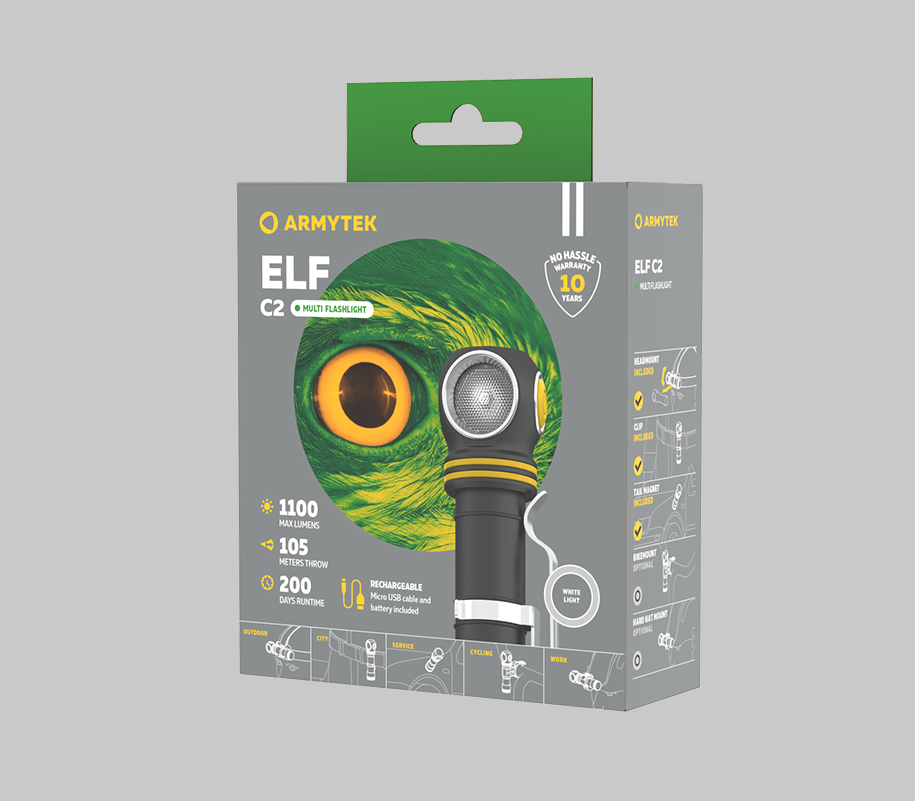 Armytek Elf C2 Micro USB White