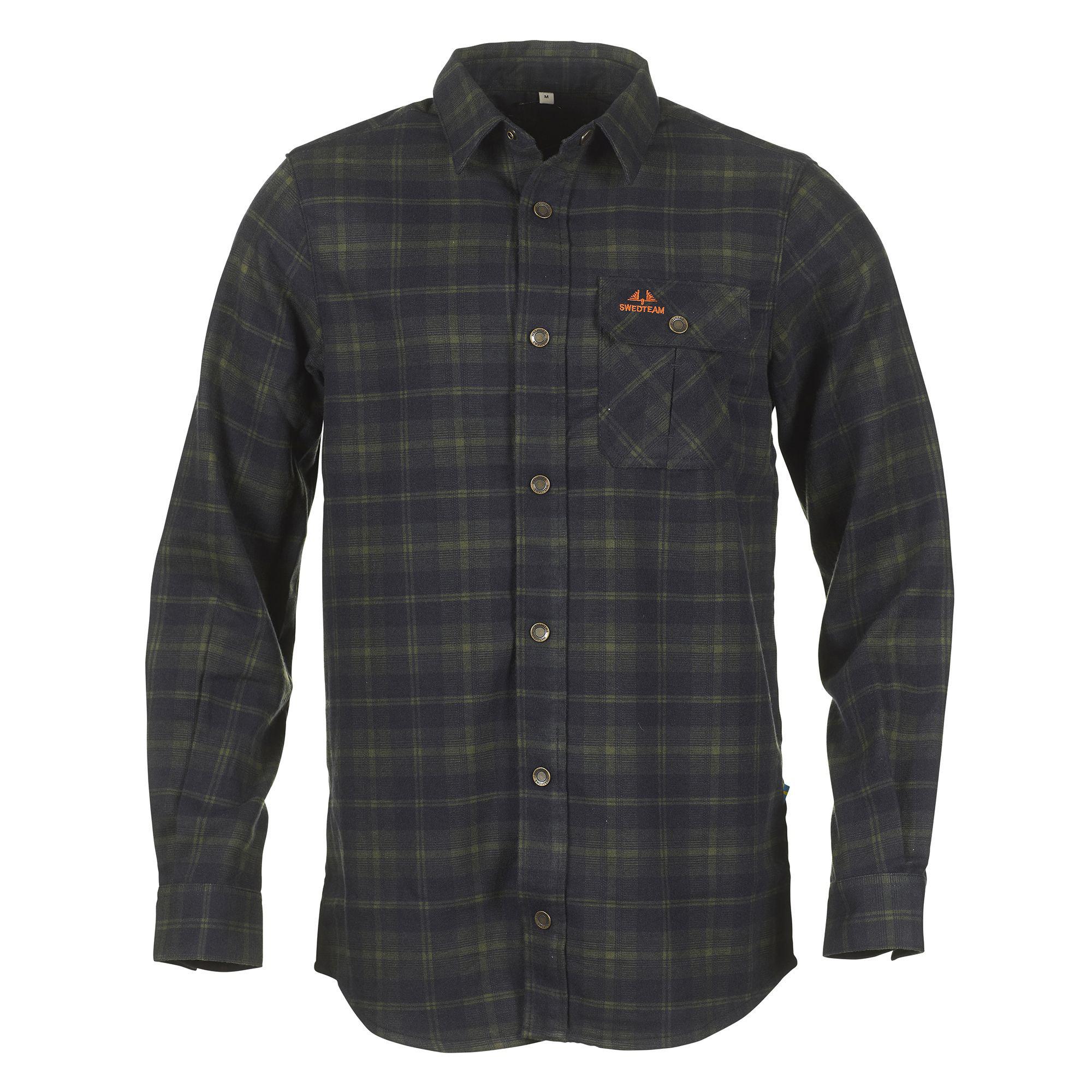 Swedteam Herren Shirt Crest Forest Green 2XL