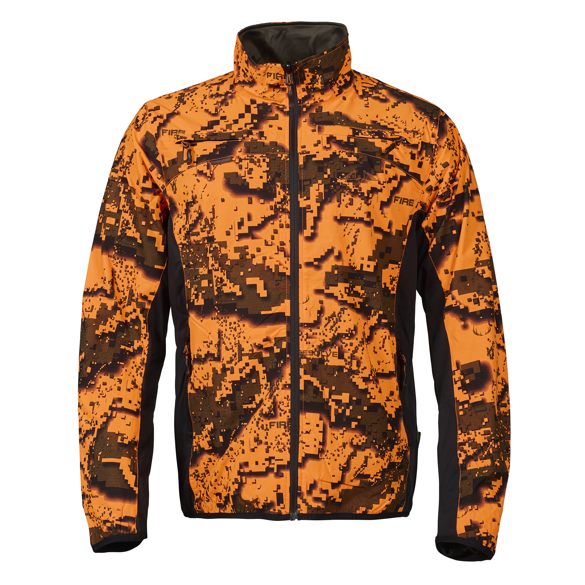 Swedteam Herren Jagdjacke Ridge Pro Reversible RE-ECO Desolve Fire 2XL