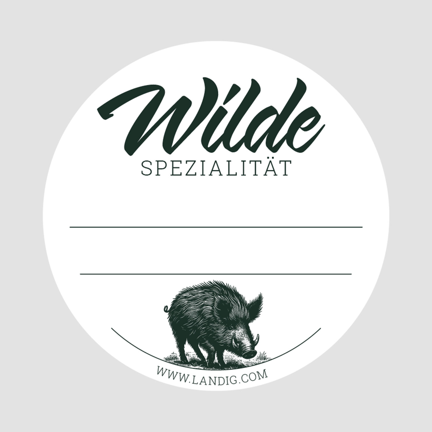Wildaufkleber