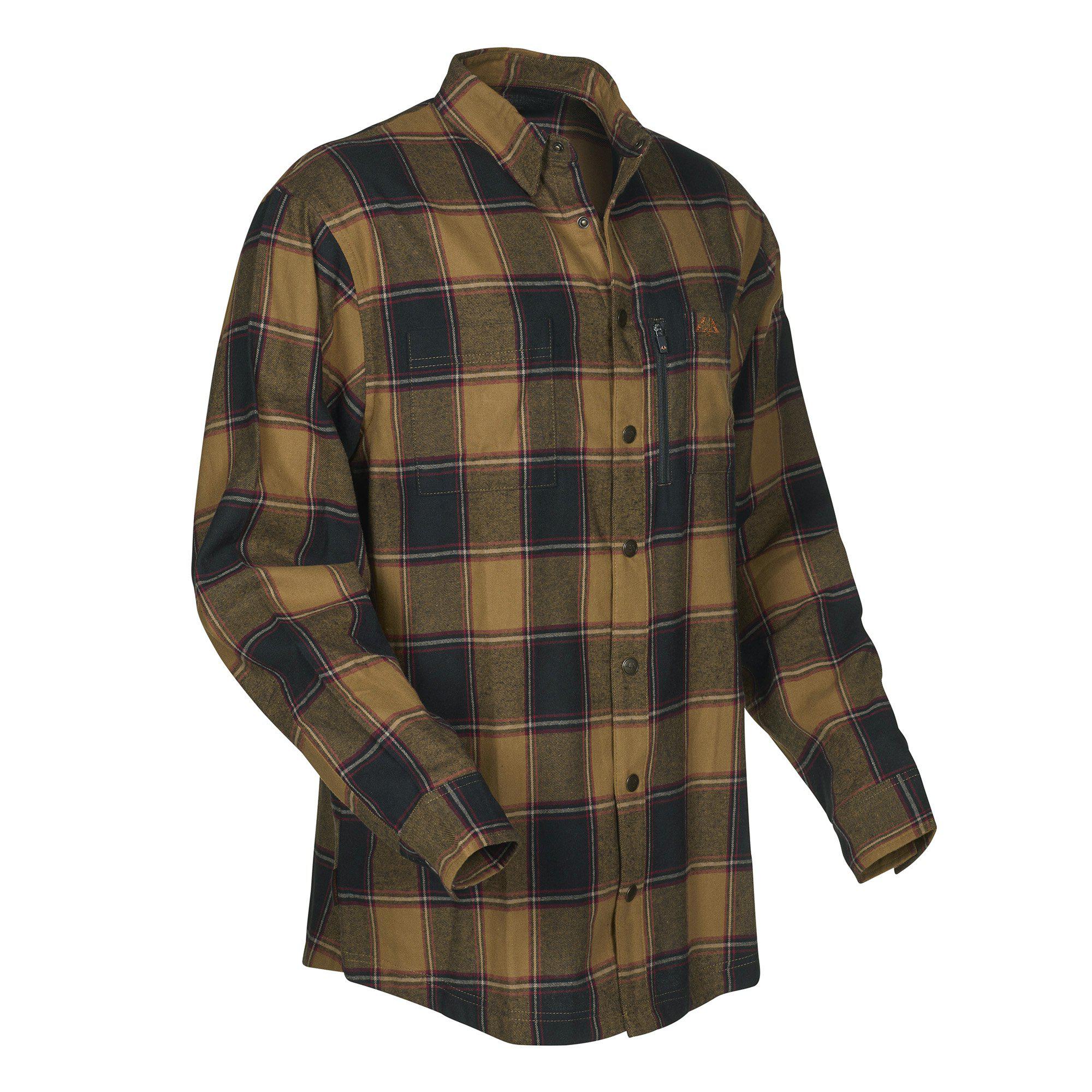 Swedteam Herren Baumwollhemd Dark Sand 2XL