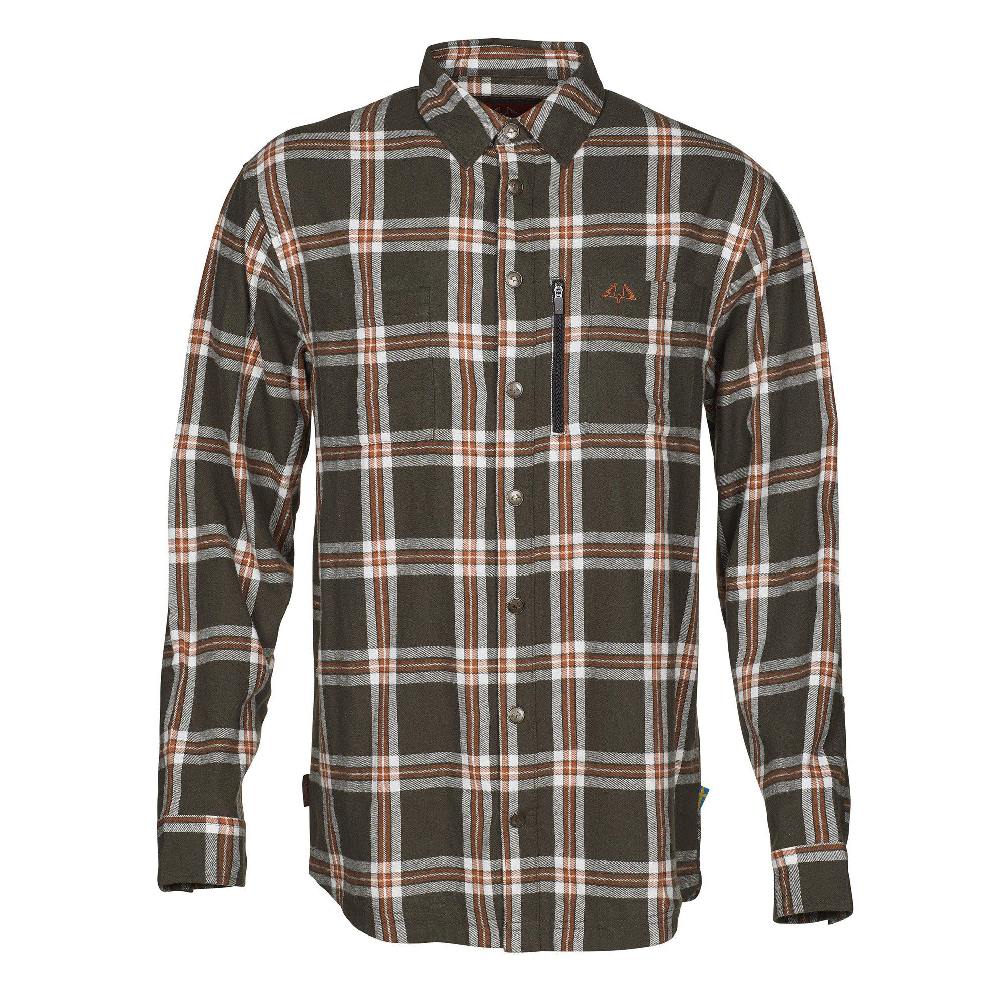 Swedteam Herren Baumwollhemd Green 2XL