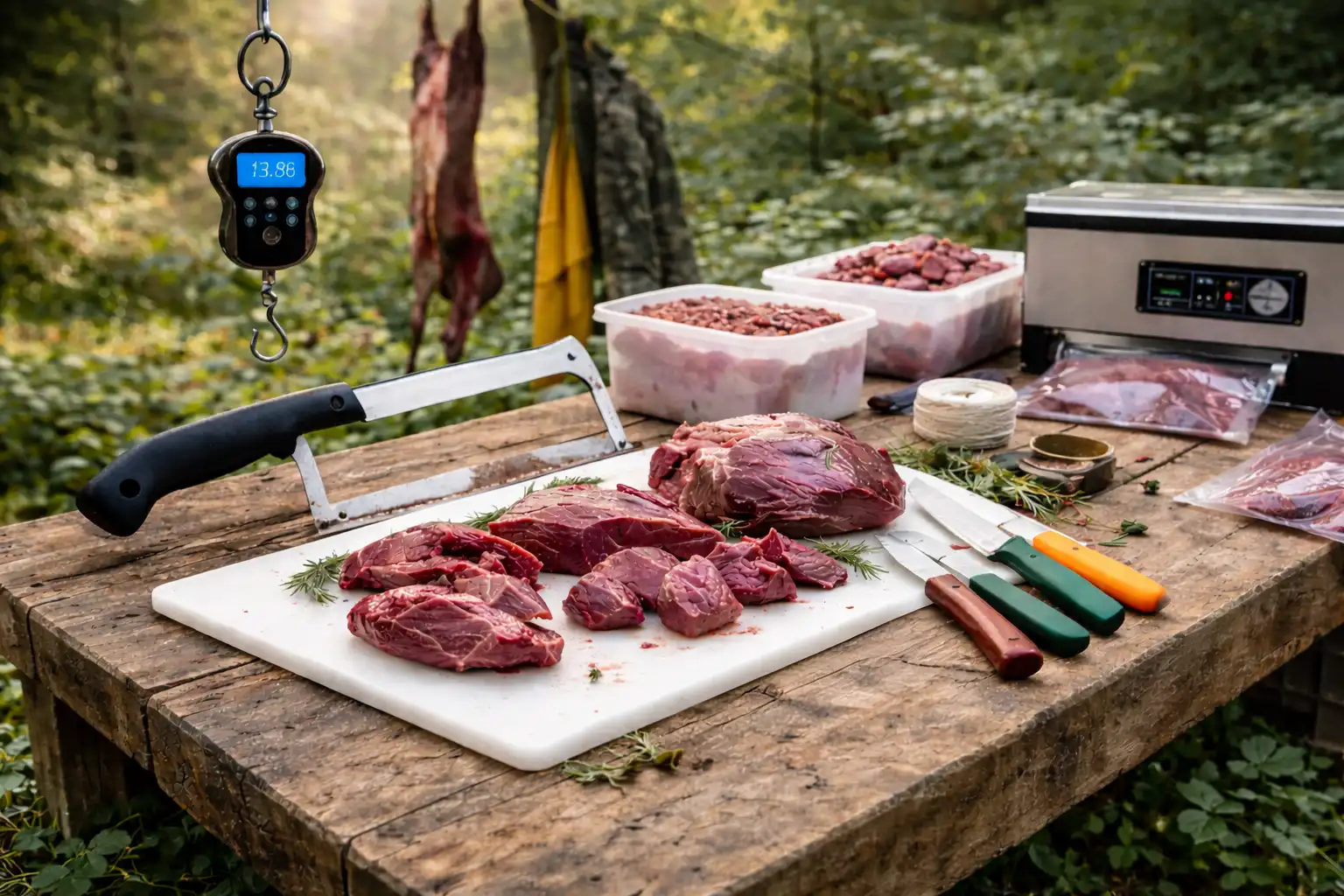 Zubehör für Wildverarbeitung und Wildverwertung
