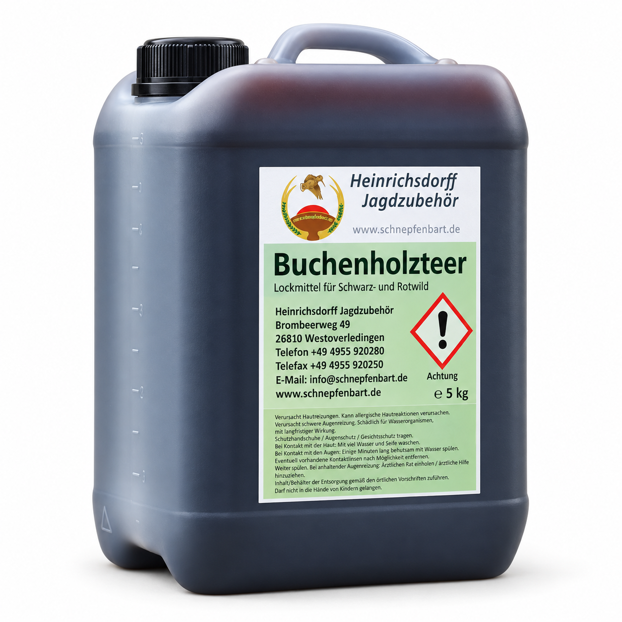Kanister mit Buchenholzteer