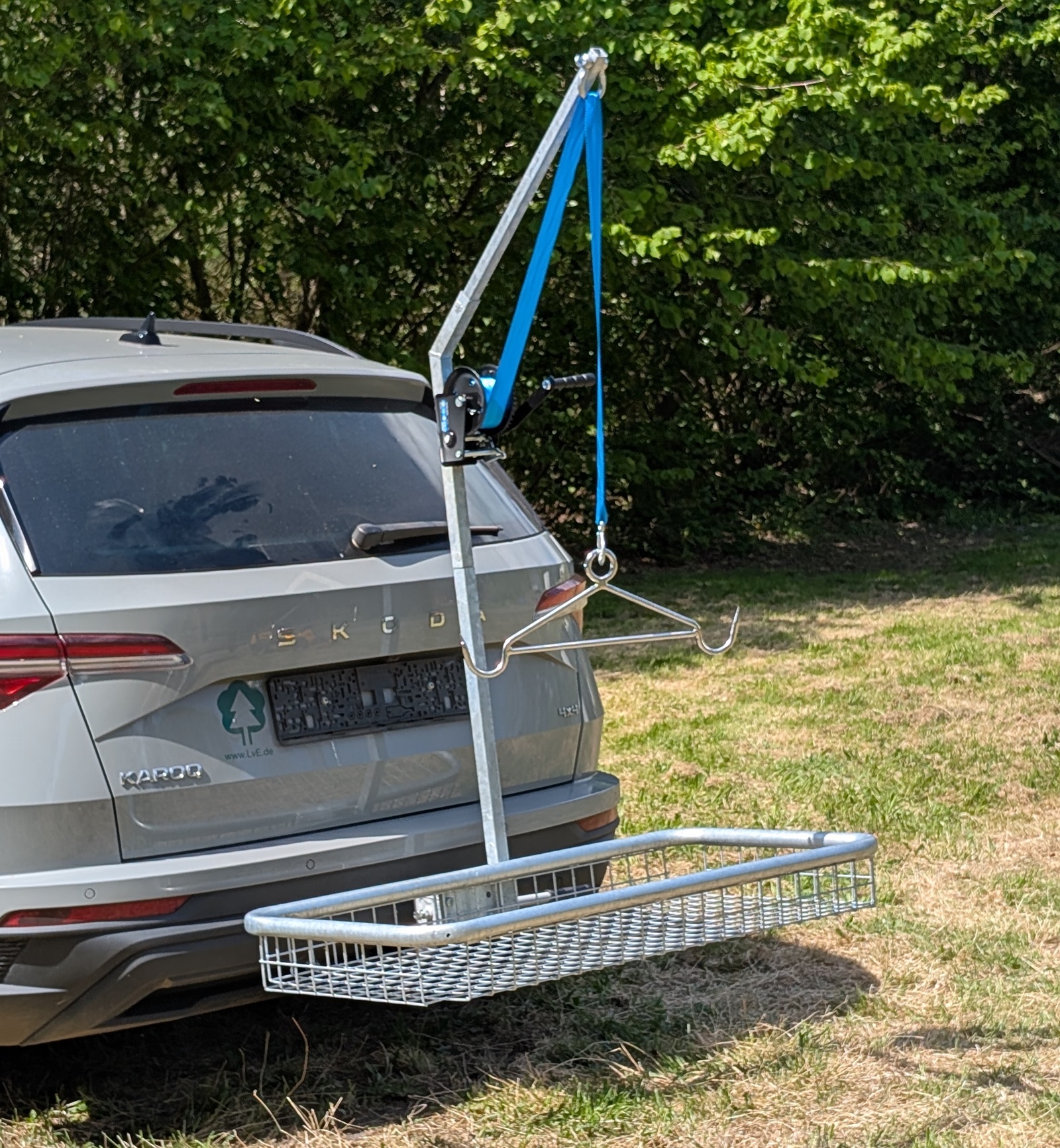 Streckenknecht Max Komplett-Set – großer Wildträger mit Aufbrechhilfe -Überläufer-