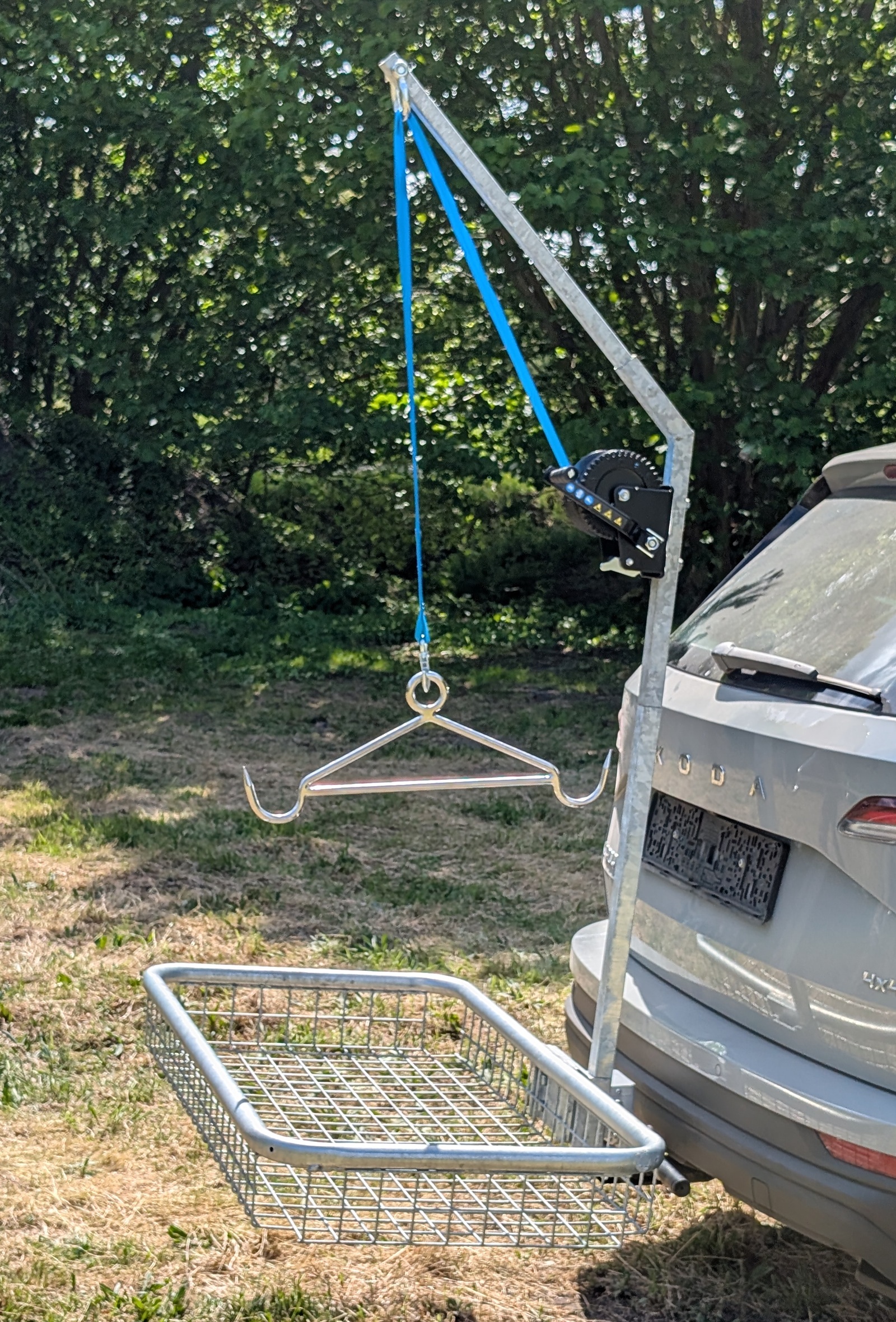 Streckenknecht Max Komplett-Set – großer Wildträger mit Aufbrechhilfe -Überläufer-
