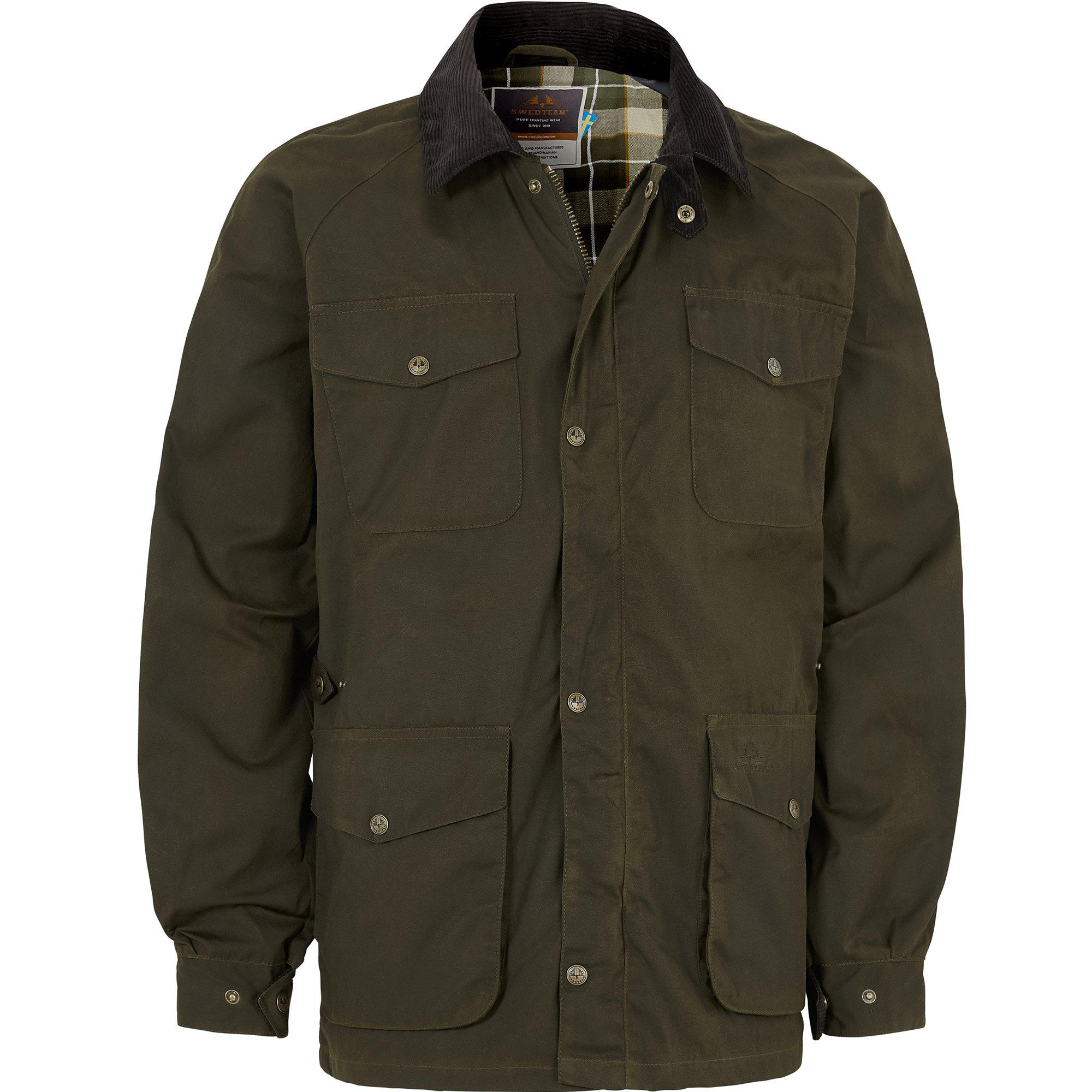 Swedteam Herren Jagdjacke 1919 Waxed Hunting Green 48