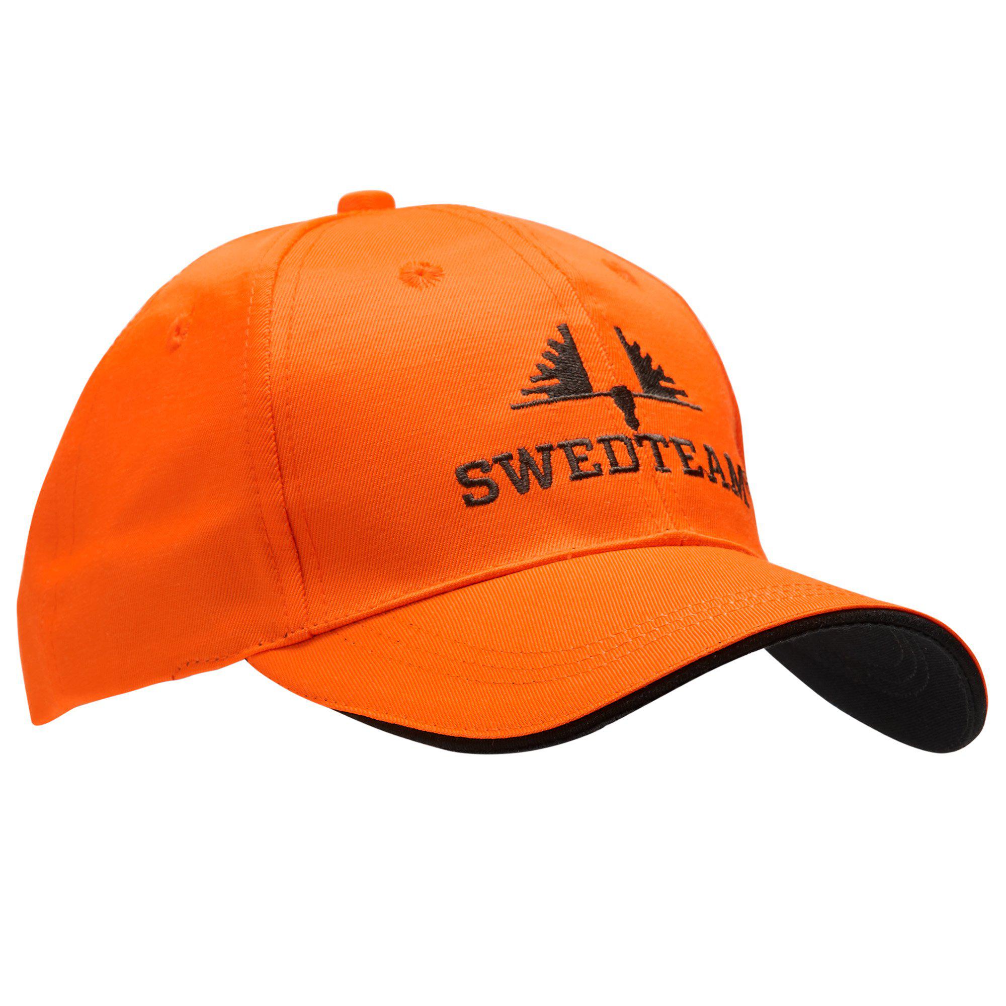 Swedteam Kappe Swedteam Logo Orange Neon