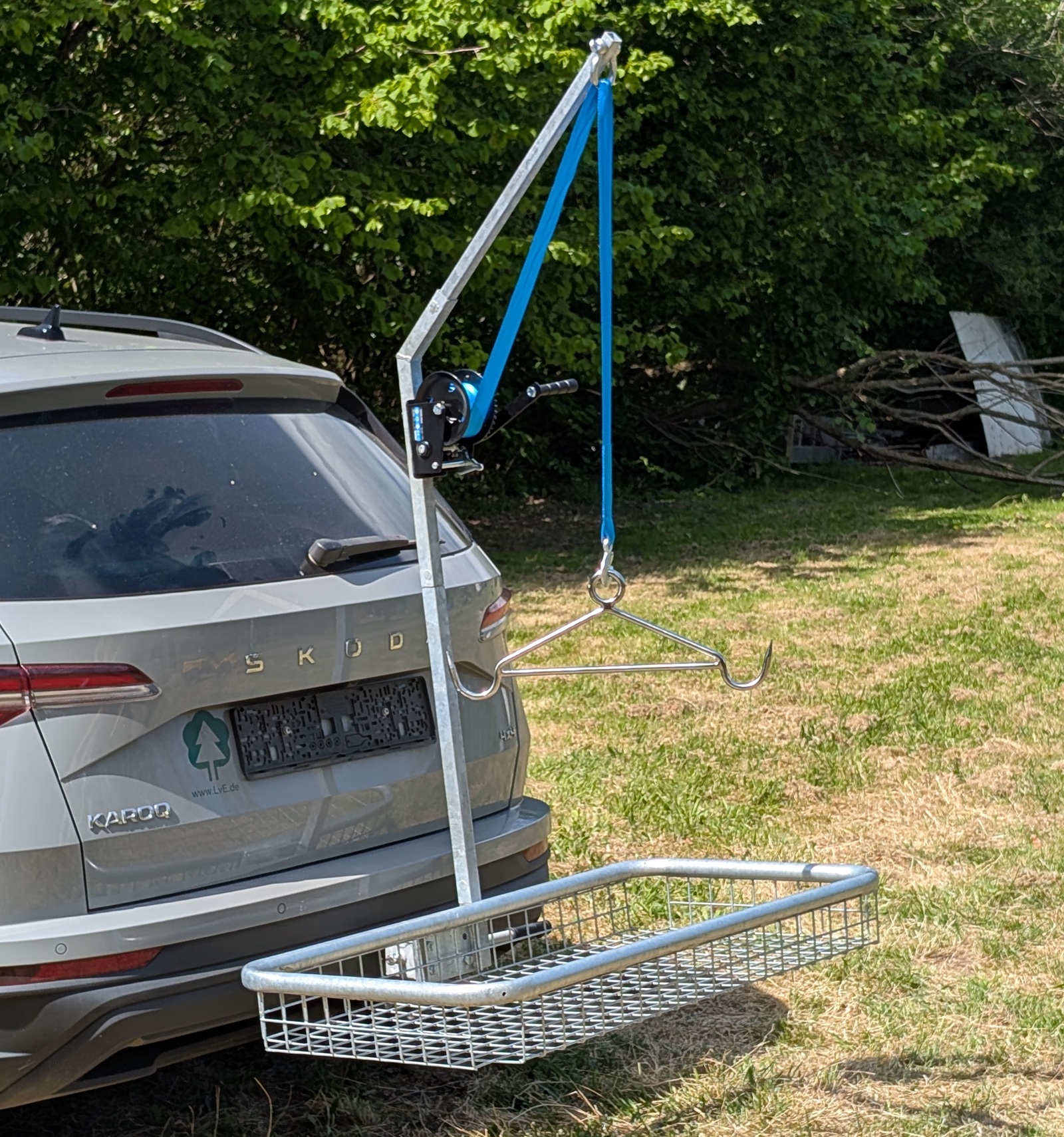 Streckenknecht Max Komplett-Set – großer Wildträger mit Aufbrechhilfe -Überläufer-