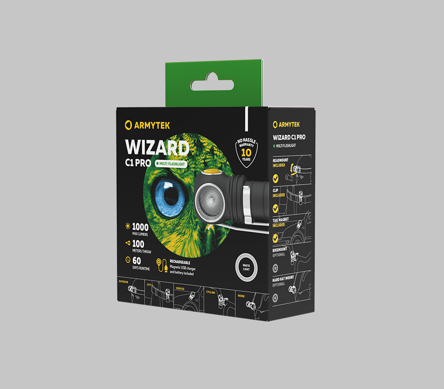 Armytek Wizard C1 Pro Magnet USB White