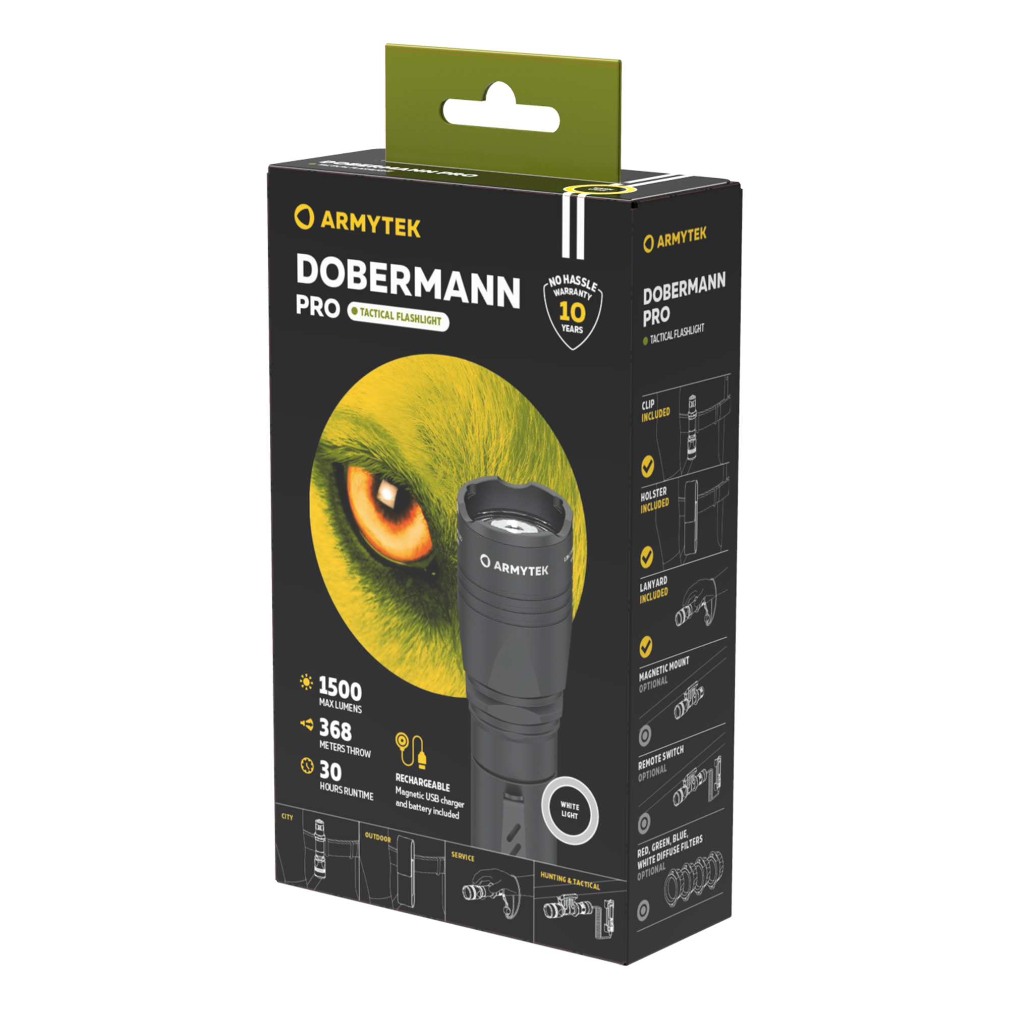 Armytek Dobermann Pro Magnet USB Warm