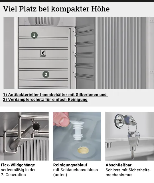 Details Landig Wildkühlschrank LU7000
