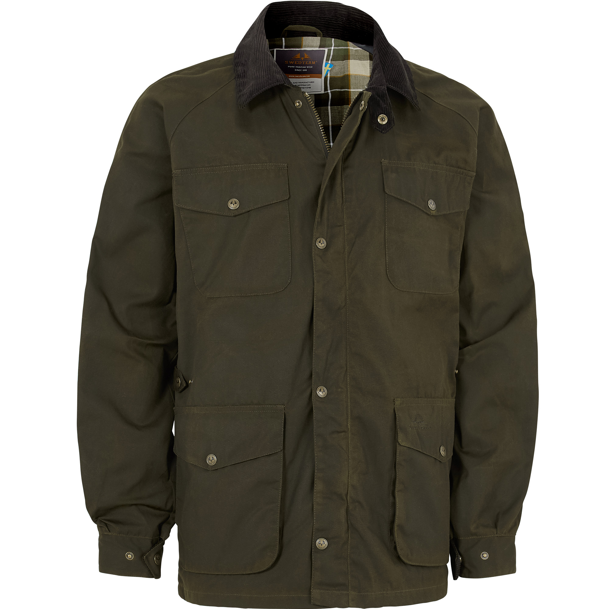 Swedteam Damen Jagdjacke 1919 Waxed  Hunting Green 34